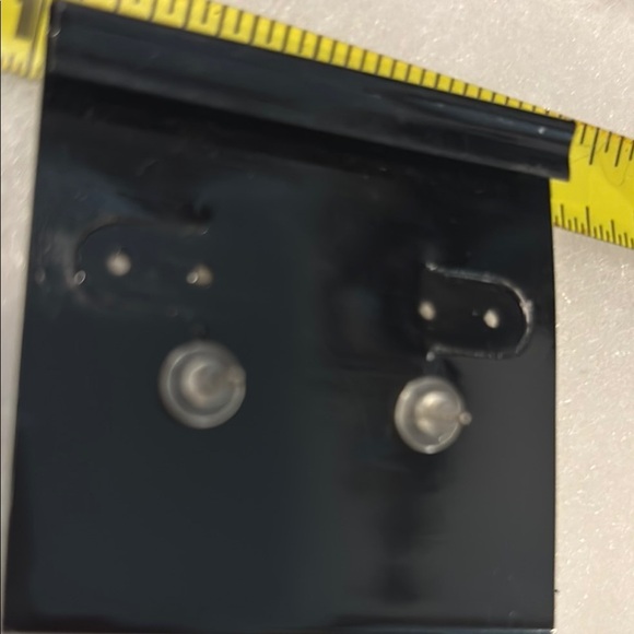 Stanley Gold and Silver Heart Earrings with Crystal Accents - Picture 4 of 12